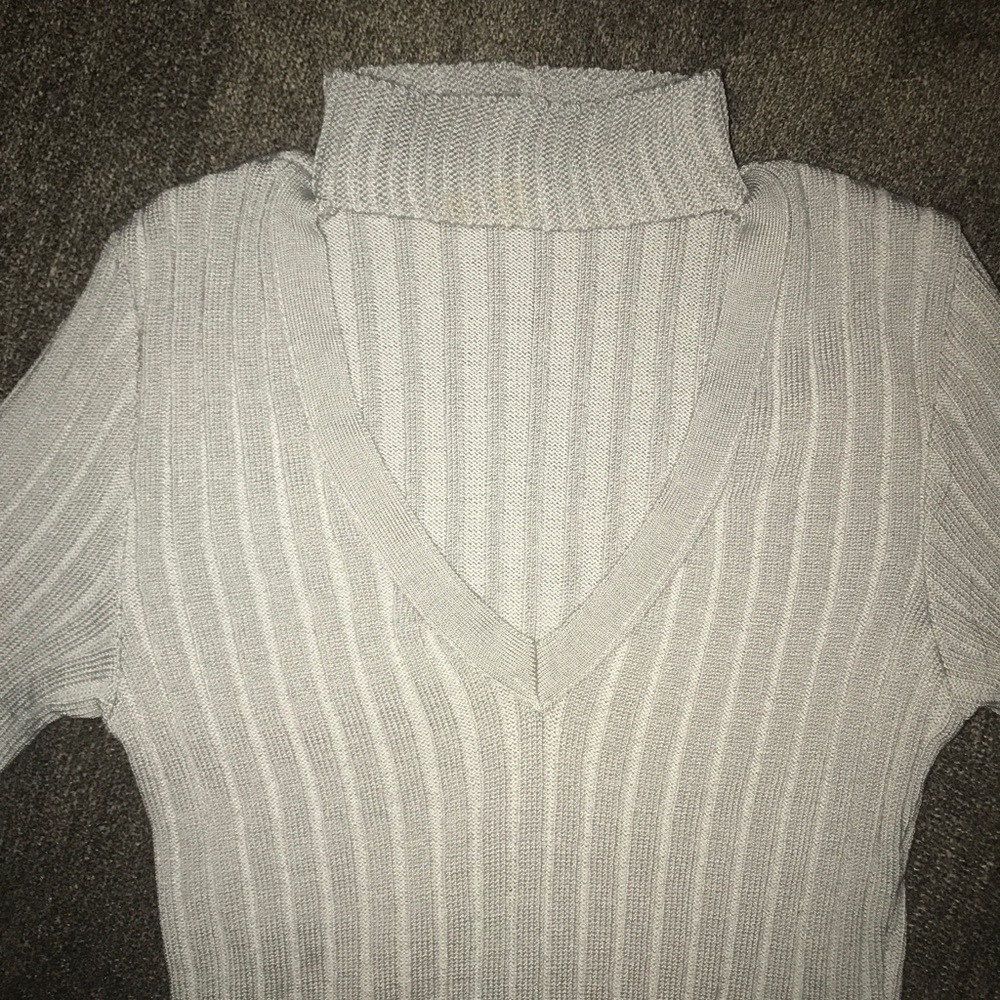 Missguided Choker Skinny Ribbed Jumper